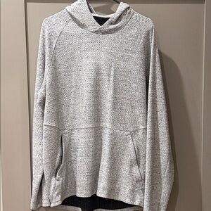 lululemon athletica Light Gray Textured Hoodie